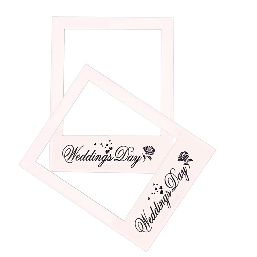 Photo Booth Frame - 웨딩 데이 포토 프레임 DIY 포토
