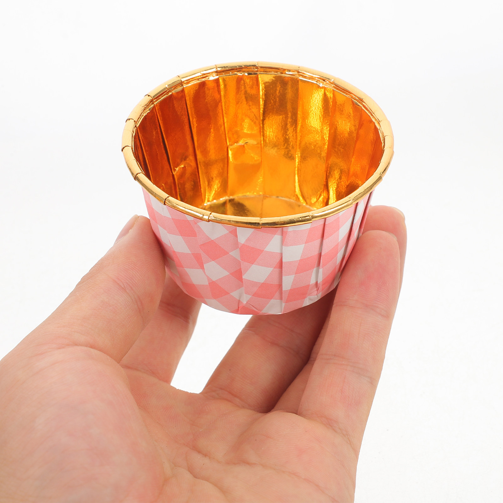 Plastic Cup 50Pcs - 50개 알루미늄 호일 컵케이크 라이너 베이킹