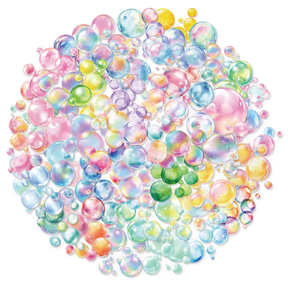 Plastic Cup 50Pcs - 50PCS 다채로운 버블 다채로운 낙서 스티커,
