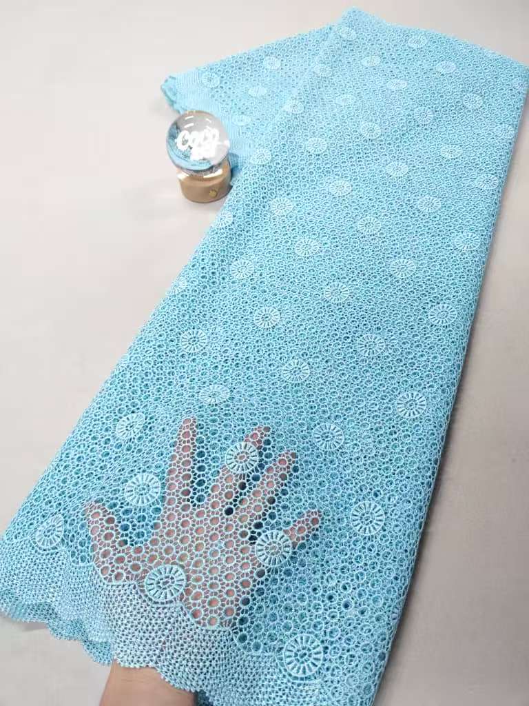 2026 고품질 아프리카 나이지리아 자수 튤 코튼 레이 - Glitter Tablecloth 리뷰 및 가격