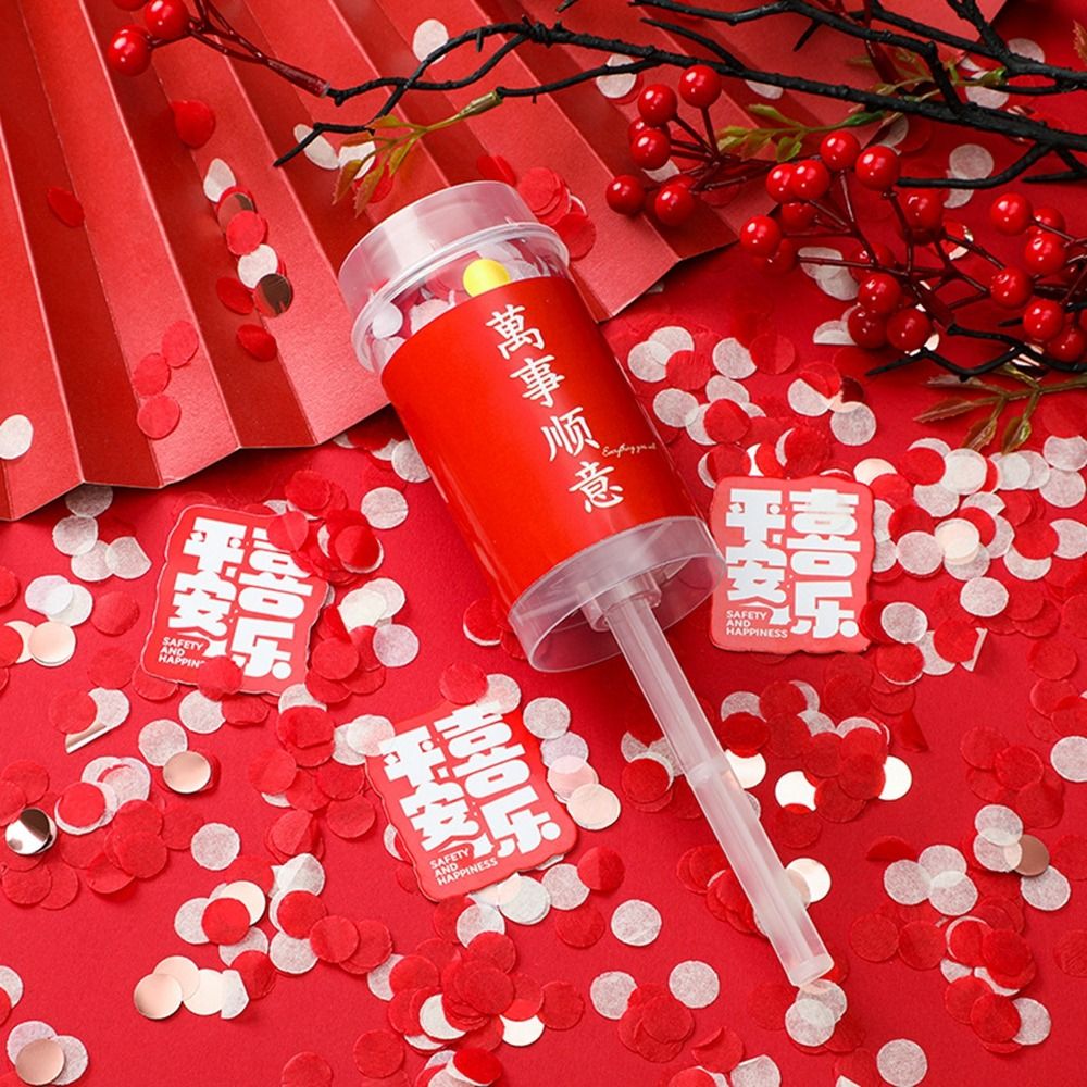 휴대용 기념일 신부 파티 화려한 색종이 조각 튜브 파티 - Confetti Cannon Tube 리뷰 및 가격