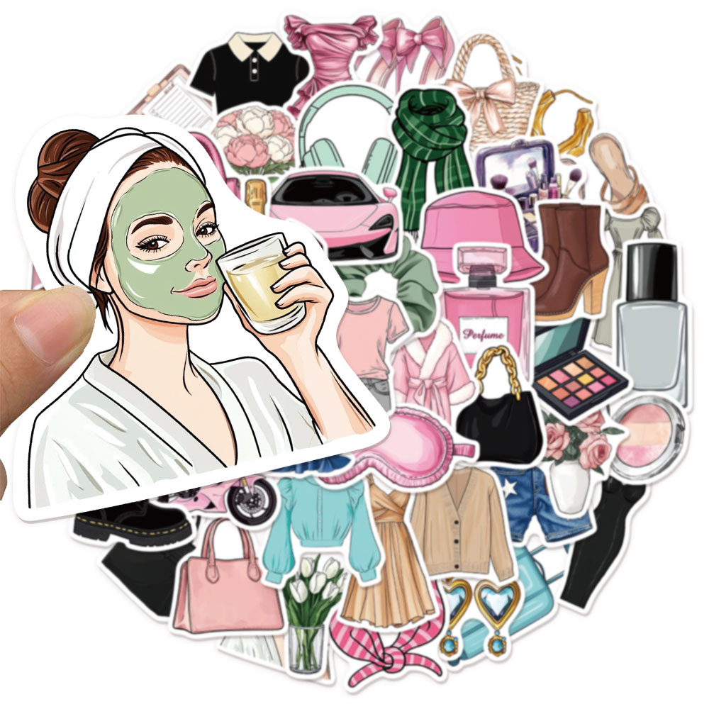 50개 테마 시리즈 라이프 크리에이티브 스티커 DIY  - Plastic Cup 50Pcs 리뷰 및 가격