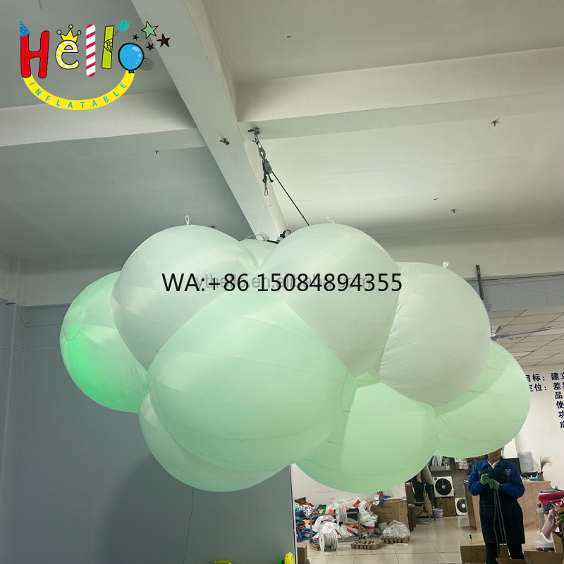 컬러풀한 LED 조명 풍선 구름, 무대 파티 천장 장식 - Led Balloon Light 리뷰 및 가격