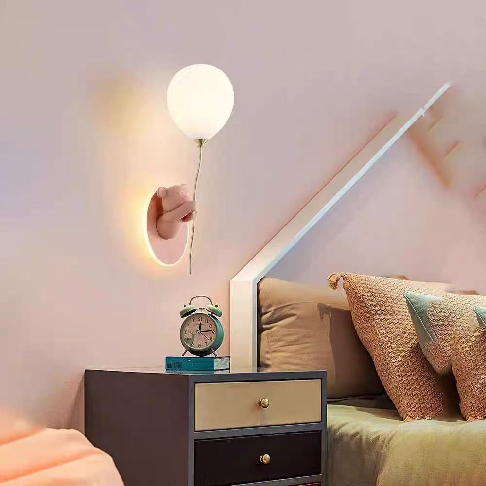 이탈리아 만화 벽 램프 따뜻한 귀여운 풍선 곰 예술 어 - Led Balloon Light 리뷰 및 가격