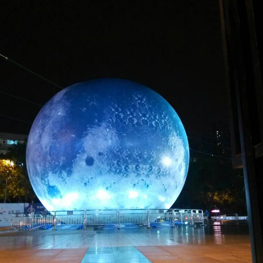 LED 조명과 거대한 풍선 블루 문 공 이벤트 파티 쇼 - Led Balloon Light 리뷰 및 가격
