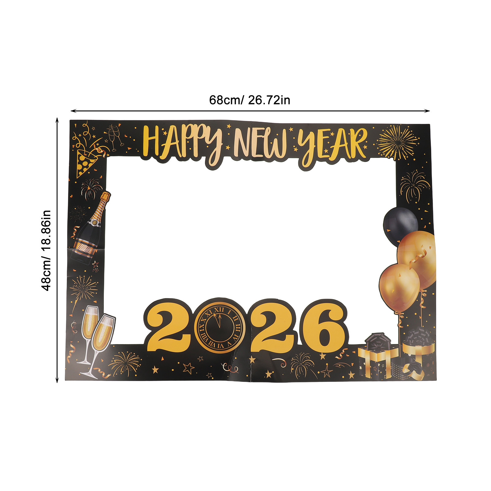 대형 휴대용 종이 재질 새해 포토 부스 프레임 2026 - Photo Booth Frame 리뷰 및 가격